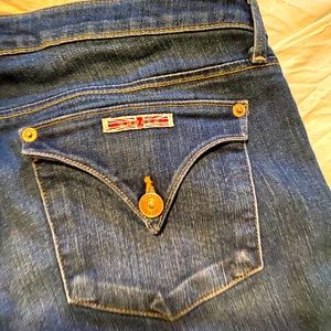 Hudson straight cuff flood jeans size 32